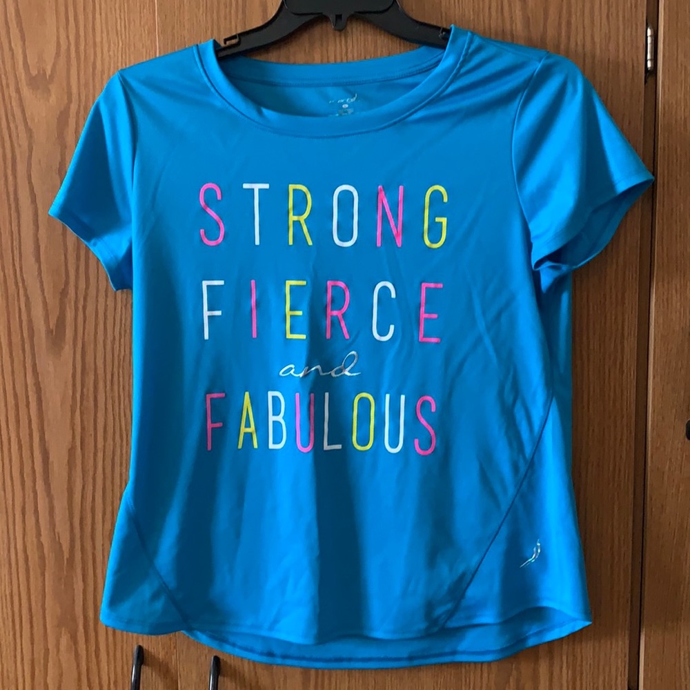 Exerted teal workout top